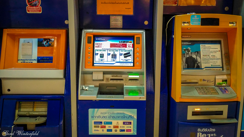 Geldautomaten in Thailand