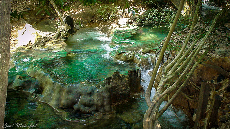 Hot Springs . Heiße Quellen in Krabi